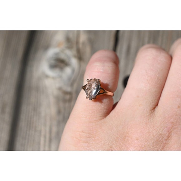 alternative raw diamond engagement ring raw crystal size 4 5 6 7 8 8 9 1… - Picture 5 of 7